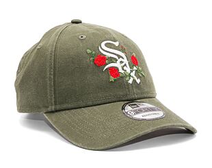Kšiltovka New Era 9FORTY MLB Flower Chicago White Sox New Olive