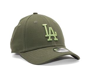 Dětská kšiltovka New Era 9FORTY Kids MLB League Essential Los Angeles Dodgers Olive