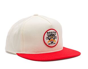 Kšiltovka Brixton Sparks MP Snapback Off White / Aloha Red