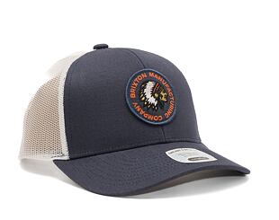 Kšiltovka Brixton Rival Stamp X MP Mesh Cap Washed Navy / Off White