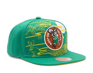 Kšiltovka Mitchell & Ness "Year of the Rabbit" Snapback HWC BOSTON CELTICS Green