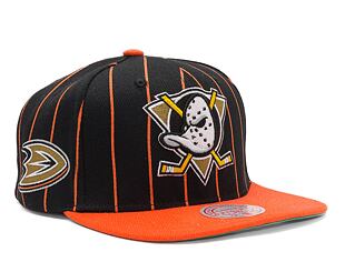 Kšiltovka Mitchell & Ness NHL TEAM PIN SNAPBACK DUCKS Black
