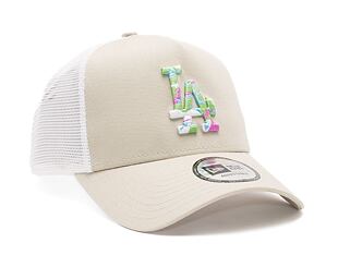 Kšiltovka New Era 9FORTY A-Frame Trucker MLB Seasonal Infill Trucker Los Angeles Dodgers Stone / Bri