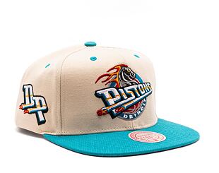 Kšiltovka Mitchell & Ness NBA Sail 2 Tone Snapback Hwc Detroit Pistons Off White