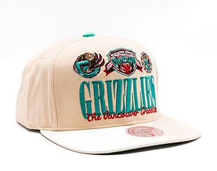 Kšiltovka Mitchell & Ness NBA Reframe Retro Snapback Hwc Vancouver Grizzlies Off White