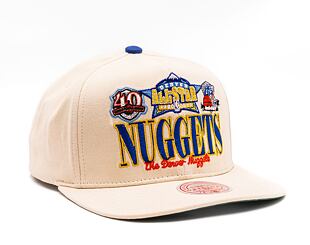 Kšiltovka Mitchell & Ness NBA Reframe Retro Snapback Hwc Denver Nuggets Off White