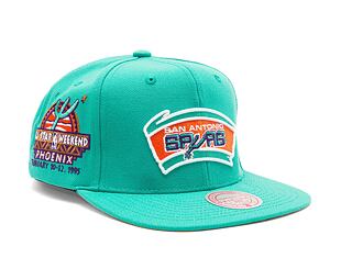 Kšiltovka Mitchell & Ness NBA Desert Green Snapback Hwc San Antonio Spurs Teal