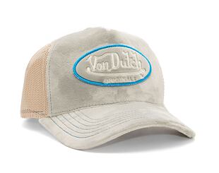 Kšiltovka Von Dutch Trucker Kent Velvet Grey/Sand