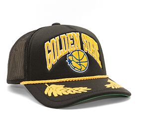 Kšiltovka Mitchell & Ness NBA Gold Leaf Trucker HWC Warriors Black