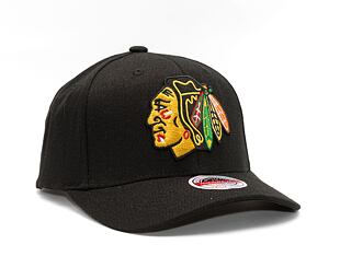 Kšiltovka Mitchell & Ness NHL Team Logo Hc Cr Snapback Blackhawks Black