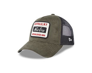 Kšiltovka New Era 9FORTY A-Frame Trucker Cord Trucker New Olive / Black