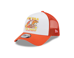 Kšiltovka New Era 9FORTY A-Frame Trucker Food White / Burnt Orange