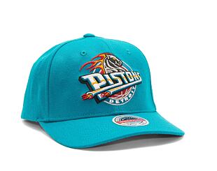 Kšiltovka Mitchell & Ness Detroit Pistons Team Ground 2.0 Stretch Snapback HWC Teal