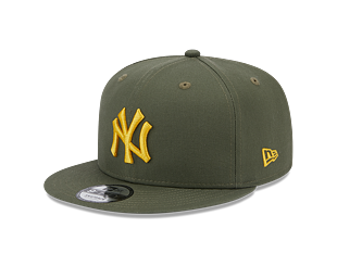 Kšiltovka New Era 9FIFTY MLB Side Patch New York Yankees New Olive / Mellow Yellow