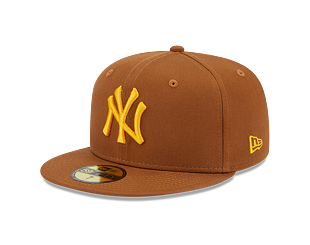 Kšiltovka New Era 59FIFTY MLB League Essential 5 New York Yankees Toasted Peanut / Mellow Yellow