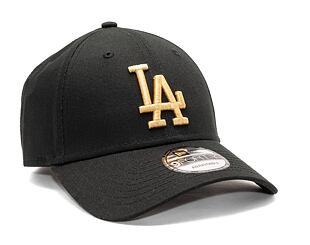 Kšiltovka New Era 9FORTY MLB League Essential Los Angeles Dodgers Black / Bronze