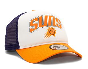 Kšiltovka New Era 9FORTY A-Frame Trucker NBA Retro Phoenix Suns Orange Popsicle / New Orchid