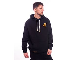 Mikina New Era Script Logo Oversized Hoody - Black / Metallic Gold