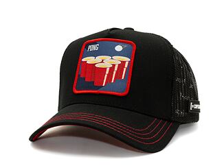 Kšiltovka Capslab Trucker - Beer Pong - Black / Red