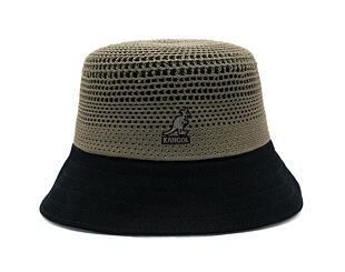 Klobouk Kangol - Double Mesh Lahinch - Warm Grey/Black