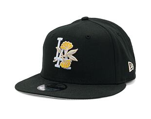 Kšiltovka New Era - MLB Floral 9FIFTY - LA Dodgers - Black / White
