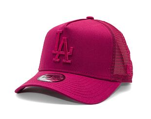 Dětská Kšiltovka New Era - MLB League Essential 9FORTY Trucker - LA Dodgers - Cherry