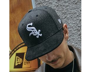 Kšiltovka New Era - MLB Cord 59FIFTY - Chicago White Sox - Black / White