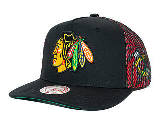 Kšiltovka Mitchell & Ness - NHL Tremor Trucker - Chicago Blackhawks - Black