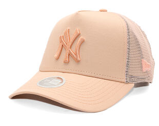 Dámská Kšiltovka New Era - MLB League Essential 9FORTY Trucker - NY Yankees - Light Pink