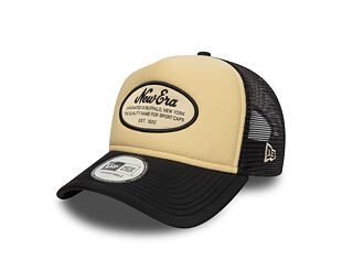 Kšiltovka New Era - Western Oval Patch Foam 9FORTY Trucker - Black / White