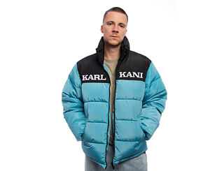 Péřová Bunda Karl Kani - Retro Essential Puffer Jacket - Blue