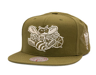 Kšiltovka Mitchell & Ness - NBA Fashion Basic Snapback Hwc - Charlotte Hornets - Olive