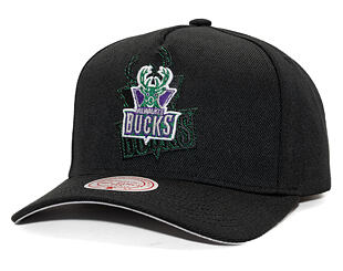 Kšiltovka Mitchell & Ness - NBA Tilted Pro Snapback Hwc - Milwaukee Bucks - Black