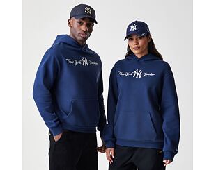 Mikina New Era - MLB Graphic Oversized Hoody - NY Yankees - Navy