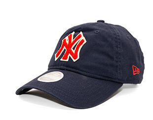 Dámská Kšiltovka New Era - MLB Boucle 9TWENTY - NY Yankees - Navy / Orange