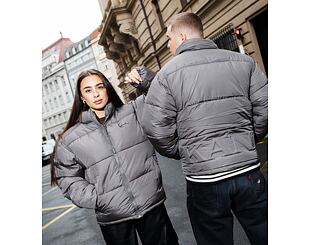 Péřová bunda Karl Kani - Small Signature Embossed Logo Puffer Jacket - Grey