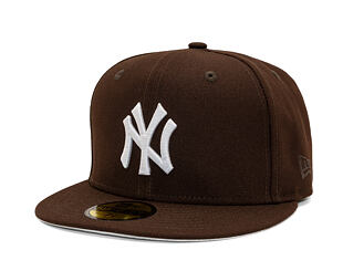 Kšiltovka New Era - MLB Seasonal 59FIFTY - NY Yankees - Burnt Wood - Brown