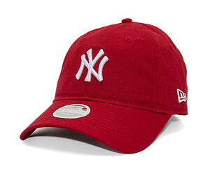 Dámská Kšiltovka New Era - MLB Essential Midi Logo 9TWENTY - NY Yankees - Pinot Red