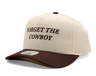 Kšiltovka Brixton - Forget the Cowboy MP Snapback - Chocolate/Off White