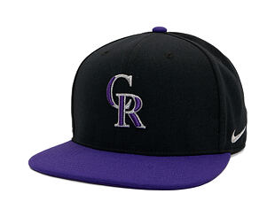 Kšiltovka Nike - Dri-Fit Pro - Colorado Rockies - Black 00A/Court Purple 51L