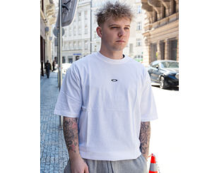 Triko Oakley - Metal Rise Tee - White