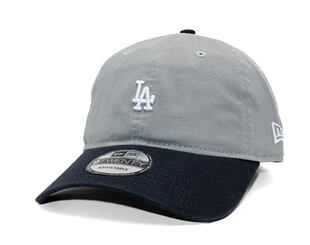 Kšiltovka New Era - MLB Mini Logo Washed Contrast 9TWENTY - LA Dodgers - Grey / Navy