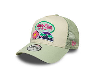 Dětská Kšiltovka New Era - Branded Outdoor 9FORTY A-Frame Trucker - Cream / Soft Grass