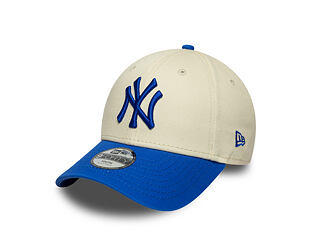 Dětská Kšiltovka New Era - MLB Essential 9FORTY - NY Yankees - Cream / Blue