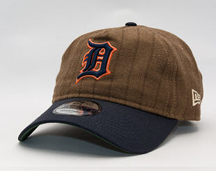 Kšiltovka New Era × Three Looms - Chestnut Pinstripe 9TWENTY A-Frame - Detroit Tigers