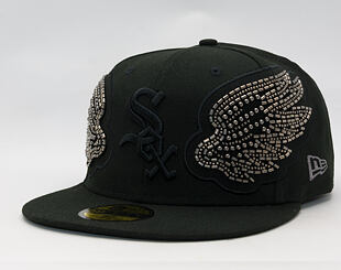 Kšiltovka New Era - MLB Tonal Wing 59FIFTY - Chicago White Sox - Black