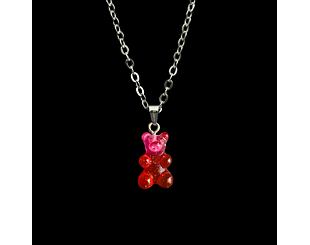 Řetízek Fainz - Bear Chain - Raspberry