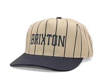 Kšiltovka Brixton - Homerun Snapback - Off White/Washed Navy