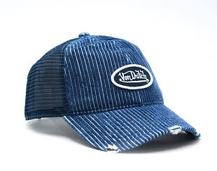 Kšiltovka Von Dutch - Baseball - Striped Corduroy Patch - Navy