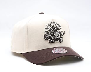 Kšiltovka Mitchell & Ness - NBA Brown And Cream Pro Snapback Hwc - Toronto Raptors - Cream